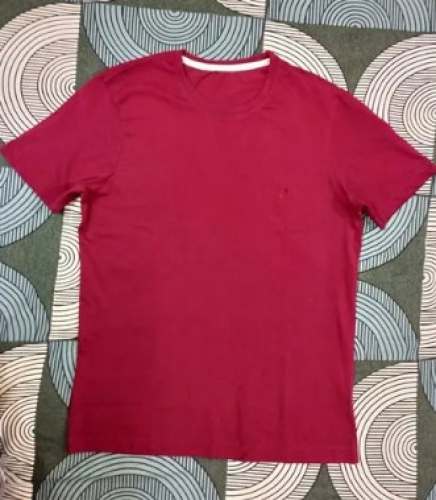 Cotton Blend Plain Men T shirt 