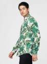 Printed Full Sleeve Men Leaf Cotton Viscose Shirt thumb 1