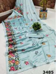 Embroidery Work Saree