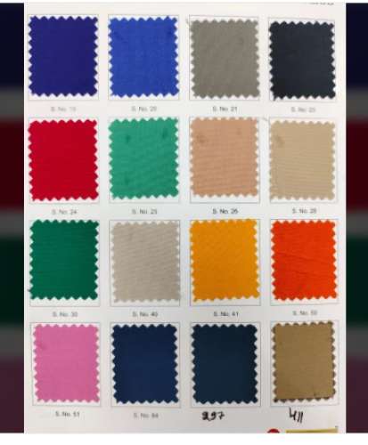 100-150 GSM Uniform plain Suiting Fabric by Shyamjee Uniforms