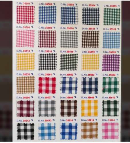 Check Uniform Shirting Fabric by Shyamjee Uniforms