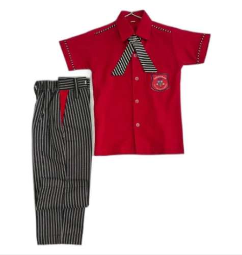Polyester Half Sleeves Kids School Uniforms