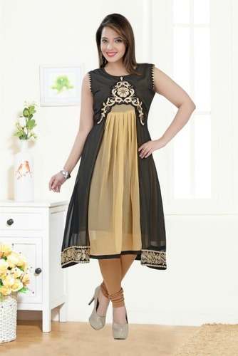 ladies designer georgette kurti by Sakshi