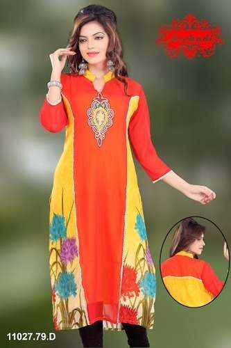 Ladies Full Sleeve Kurti by Sakshi