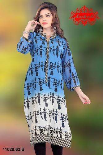 Trendy Full Sleeve Ladies Kurti by Sakshi