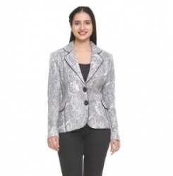 Ladies Printed Casual Blazer