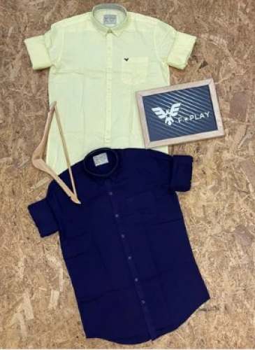 New Collection Slim Fit Plain Shirt For Men