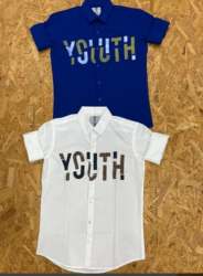 Printed Ns Lycra Mens shirt 