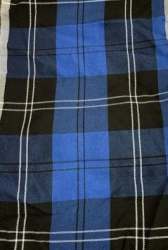Blue and Black Checks Shirting Fabric 