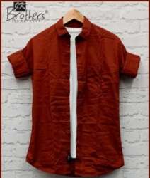 Jk Brothers Presents Plain Cotton Shirt 