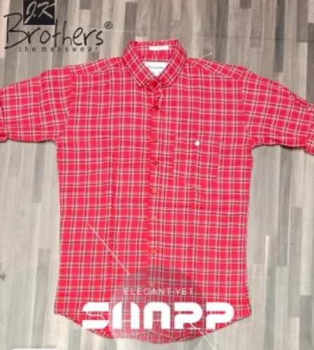 Medium Checks Cotton Mens Shirt 