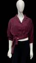 New Denim Maroon Shirt For Women
