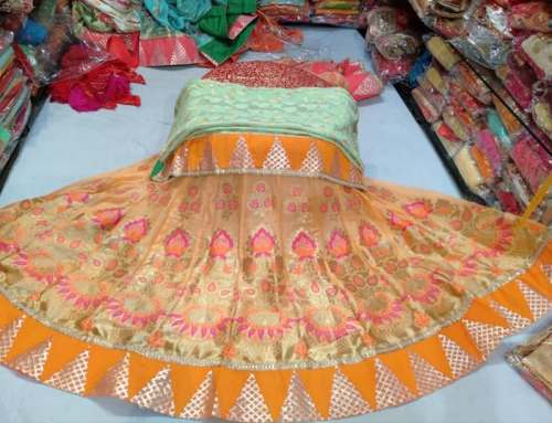 Banarasi Silk Lehenga Choli For Women by Shree Jee Girls Collection And Boutique