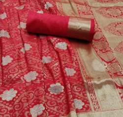 Latest Red Saree For Women At Wholesale