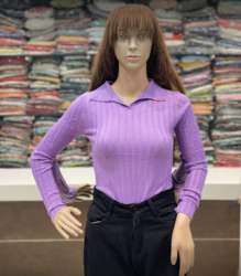 Buy Full Sleeve Violet Top At Wholesale Rate