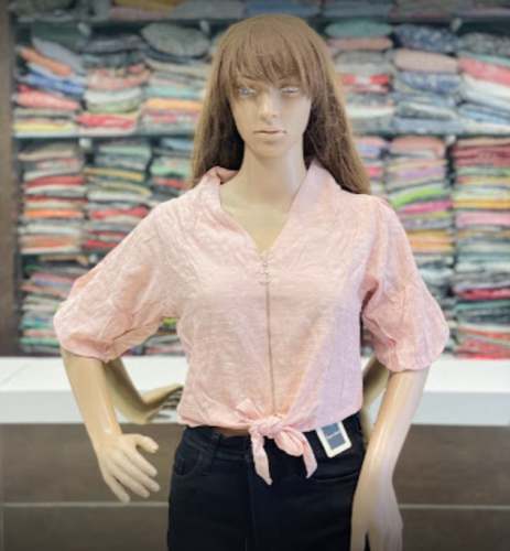 New Fancy Pink Ladies Shirt For Women by Albeli Fashion