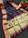 Buy Meenakari Banarasi Silk Saree For Women thumb 2