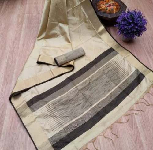 Buy New Collection Weaving Saree With Ikkat Woven by Bansi Fab