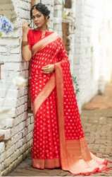 Buy Pure Banarasi Silk Zari Woven Saree
