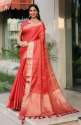 Buy Soft Silk Banarasi Tanchoi Saree For Women thumb 1