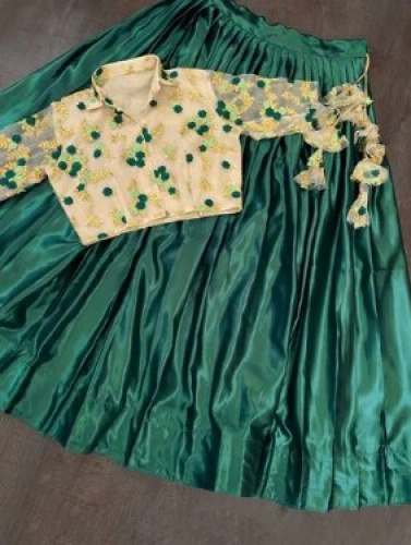 Buy Fancy Satin Lehenga Choli For Women
