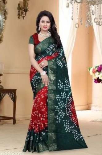 Buy New Bandhani Saree For Women by Grootinn
