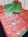 Buy Wedding Jacquard Banarasi Silk Saree thumb 3