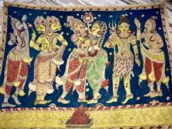 Kalamkari Hand Crafts logo icon