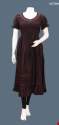 Designer brown Anarkali Kurti 