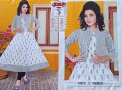 Buy Printed Jaipurti Jacket Style Kurti For Women