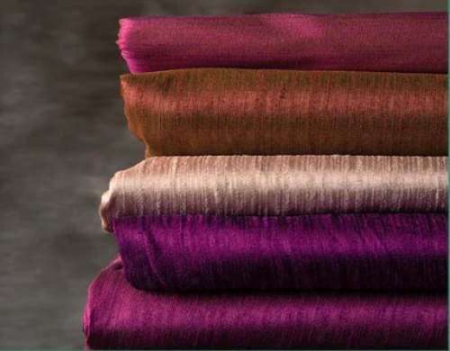 Plain Taj Mahal Silk Fabric At Wholesale Rate by Orbit Exports Limited