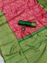 fancy-pink-and-green-banarasi-silk-saree