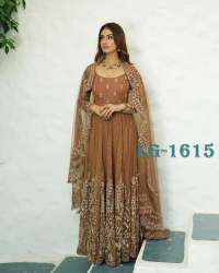 Heavy Sequence Embroidered Net Salwar Suit 