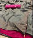 Party wear Hot Fix Stone Work Saree