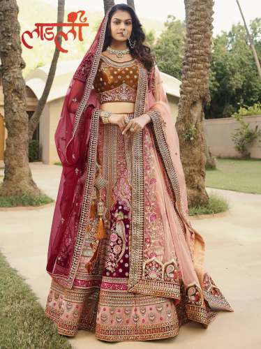 Designer Bridal Wear Lehenga Choli  by Laadli sarees