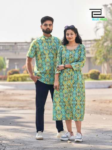 Blue hills presents Trendy Couple Kurta 