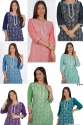 Cotton Flex Embroidered Straight Kurti  thumb 1