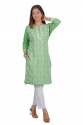 Cotton Flex Embroidered Straight Kurti  thumb 5