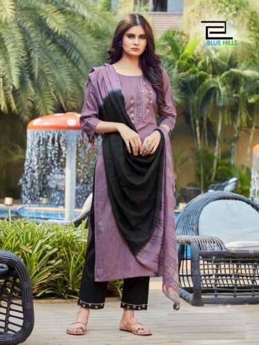 Exclusive 3pcs Hand Work Kurti Set-Jaan