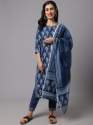 Fabulous Kurti With Pant and Dupatta Set  thumb 1