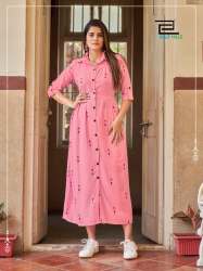 Heavy Rayon Slub Kurti -Squaid Game