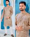 Royal Attitude Jacquard Silk Mens Kurta thumb 13