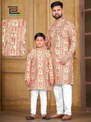 Trendy Banglory Silk Crochet Work Mens Kurta 