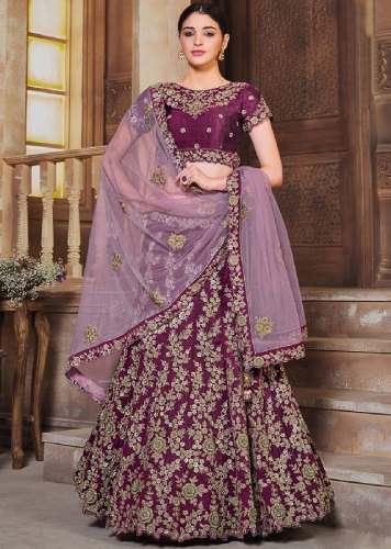 Designer Wedding Wear Handmade Lehenga  by Bridal Affairs By SBSE