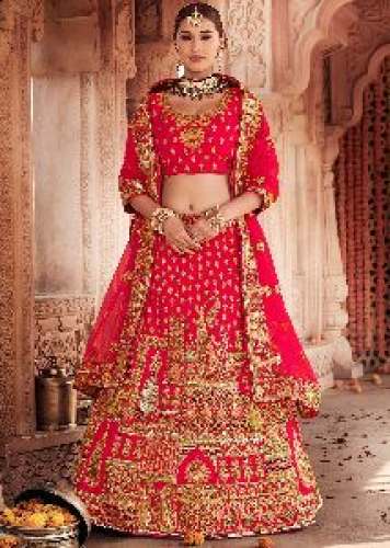 Red Elegant Bridal Lehenga Choli in Delhi by Bridal Affairs By SBSE