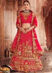 Red Elegant Bridal Lehenga Choli in Delhi