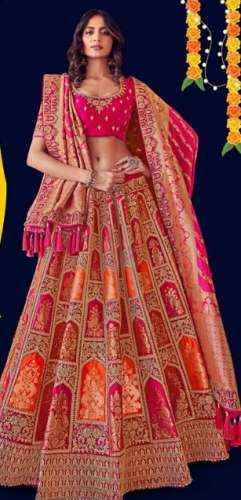 Indian Traditional Bridal Lehenga Choli by Vaishali Saree