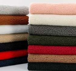 Plain Sherpa Fleece Fabric