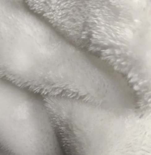 White And Black Fur Fabric