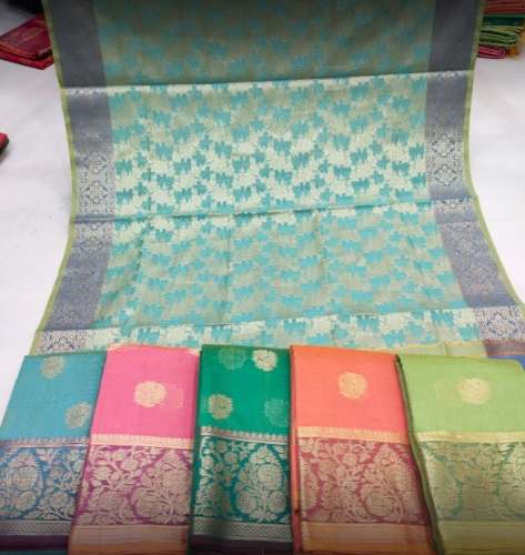 Buy Fancy Silk Saree For Women by Brahmani Boutique